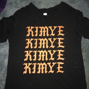 kimye t-shirt (kim & kanye)